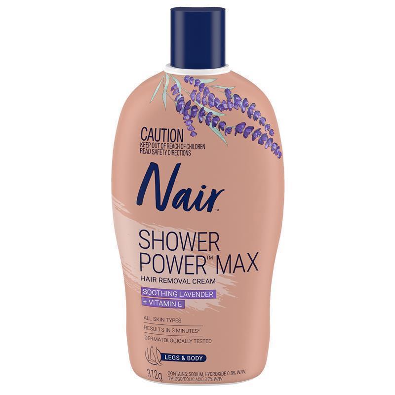 nair-shower-power-max-cream-312g-fast-3-minute-hair-removal-for-legs-body