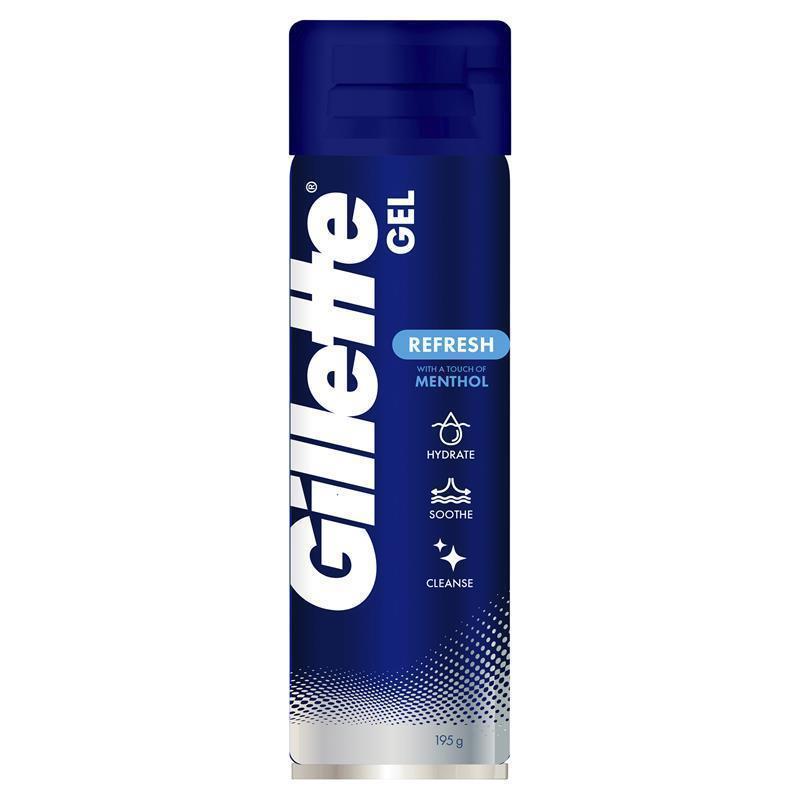 gillette-refresh-shaving-gel-with-menthol-195g-soothes-protects