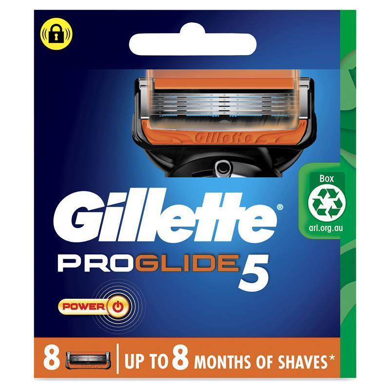 gillette-proglide-power-flexball-razor-blades-8-pack-5-blades-precision-trimmer