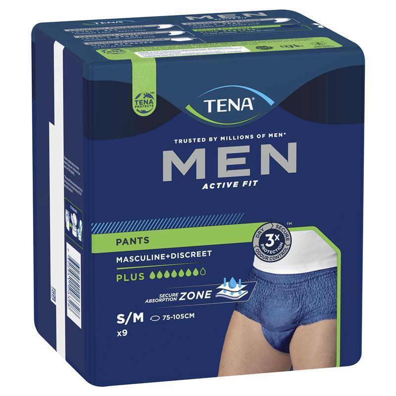 tena-men-active-fit-plus-incontinence-pants-s-m-9-pack