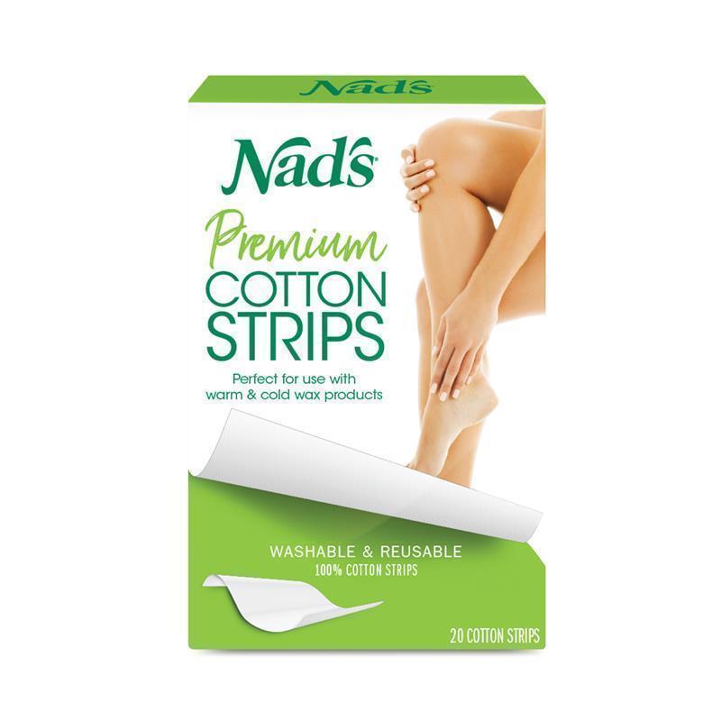 nads-washable-reusable-100-cotton-hair-removal-strips-20-pack-sensitive