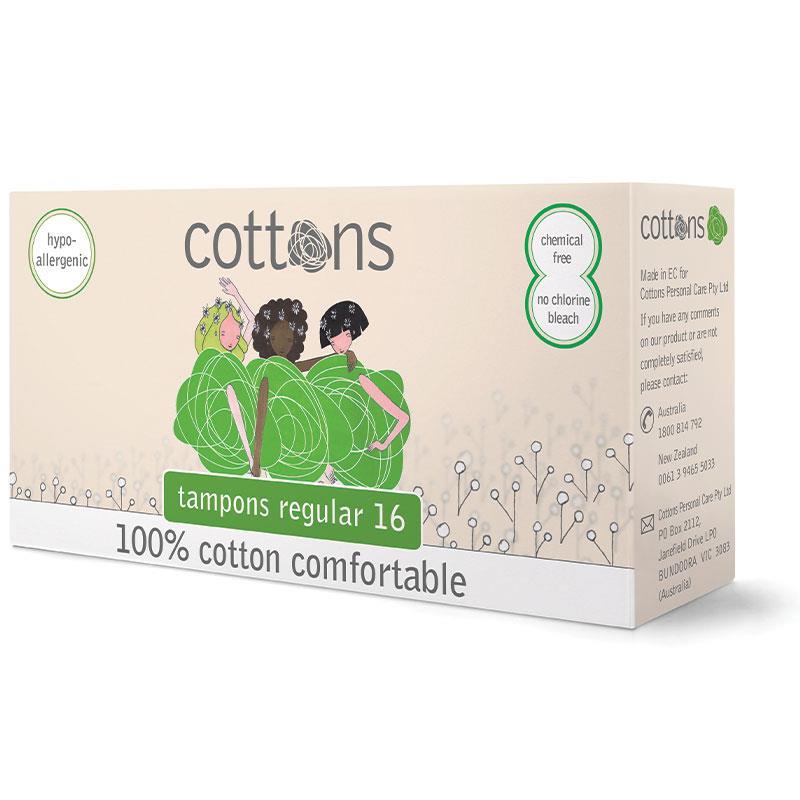 cottons-regular-tampons-16-count-100-cotton-comfortable-absorbency