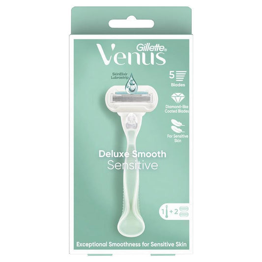 gillette-venus-smooth-sensitive-razor-handle-2-5-blade-aloe-refills