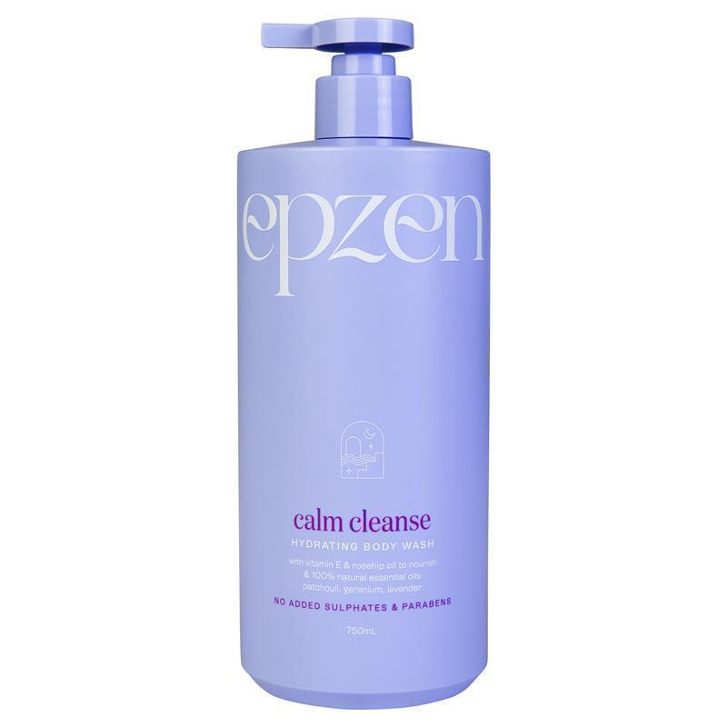 epzen-calm-cleanse-hydrating-body-wash-750ml-with-vitamin-e-rosehip-oil
