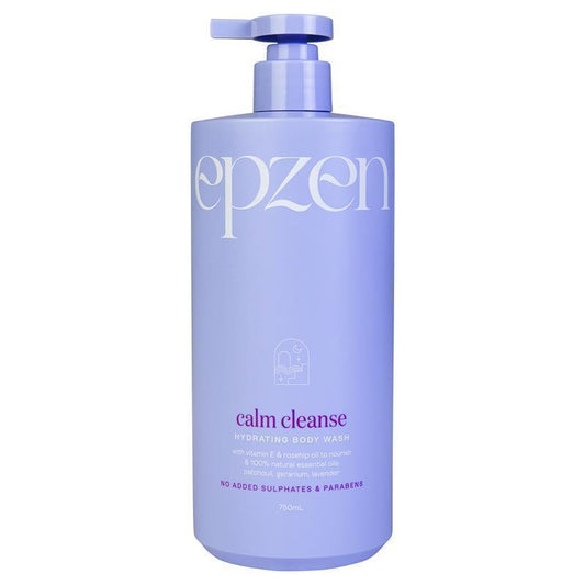 epzen-calm-cleanse-hydrating-body-wash-750ml-with-vitamin-e-rosehip-oil