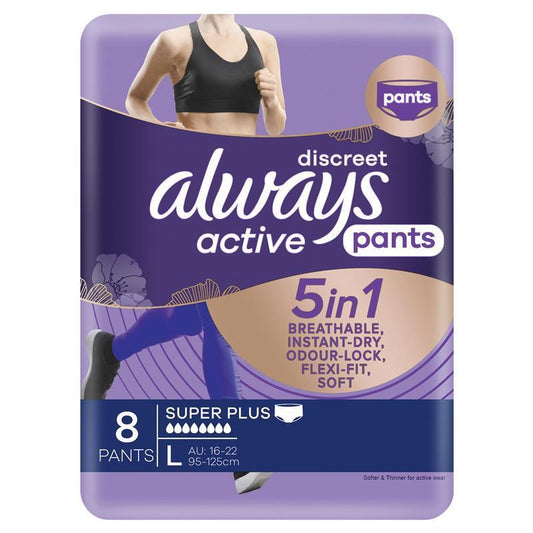 always-discreet-active-adult-incontinence-pants-large-8-pack-5-in-1-protection