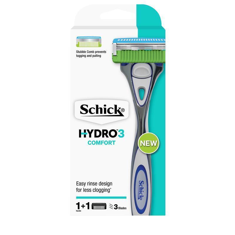schick-hydro-3-mens-razor-kit-3-blade-ultra-glide-with-hydrating-gel-pools