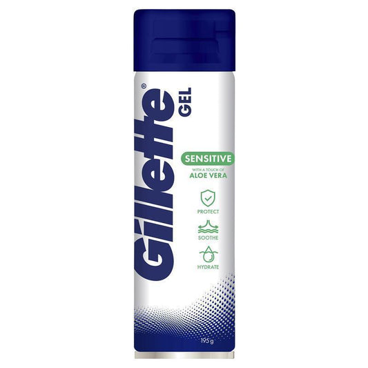 gillette-men-s-sensitive-skin-soothing-shave-gel-with-aloe-vera-195g