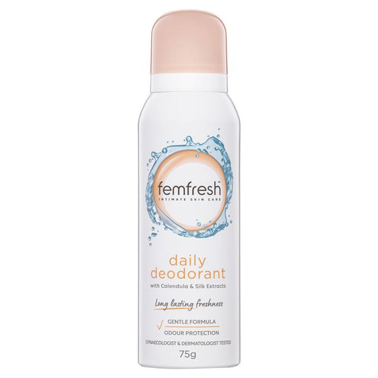 femfresh-75g-hypoallergenic-deodorant-spray-with-calendula-silk-8hr-protection