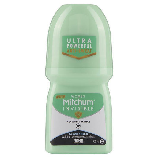 mitchum-women-s-invisible-roll-on-antiperspirant-50ml-48h-fresh