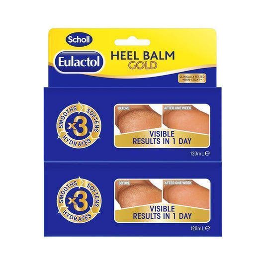 scholl-eulactol-heel-balm-gold-twin-pack-2x120ml-25-urea-fast-absorption