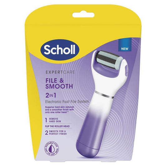 scholl-expertcare-2-in-1-electric-foot-file-hard-skin-remover-polisher