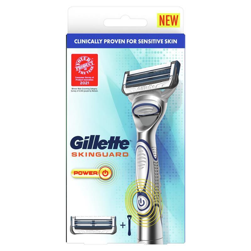 gillette-skinguard-power-razor-1-sensitive-blade-refills