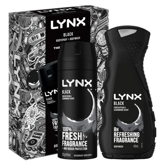 lynx-black-duo-gift-set-165ml-body-spray-400ml-bodywash-for-men