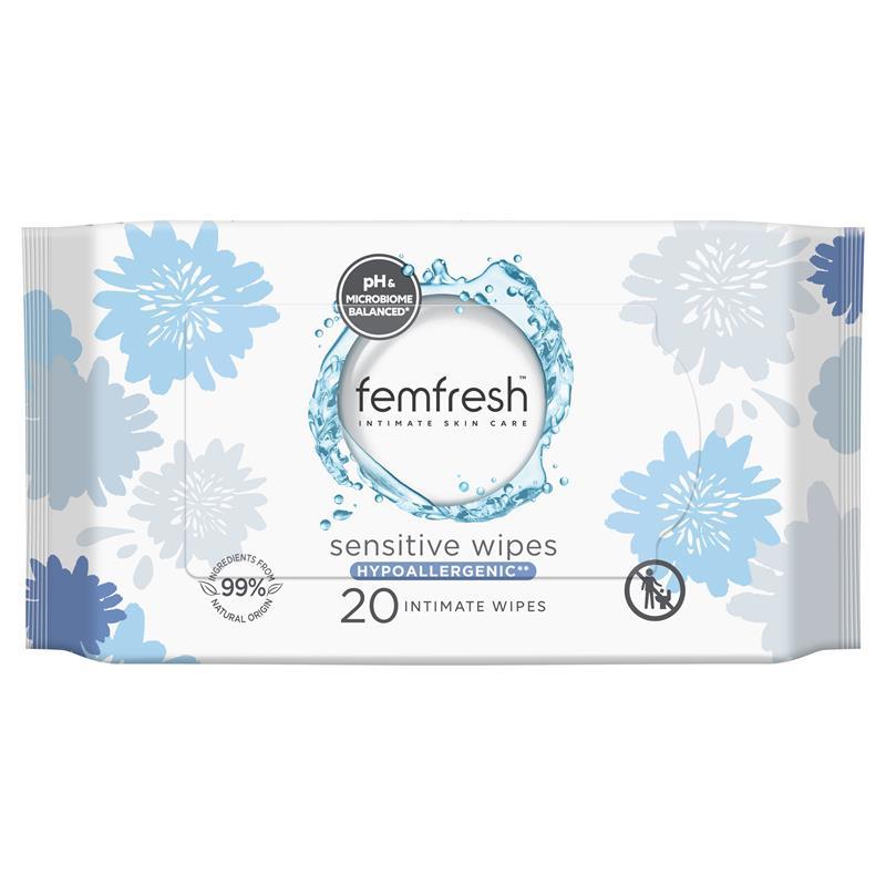 femfresh-sensitive-intimate-wipes-20-pack-biodegradable-fragrance-free