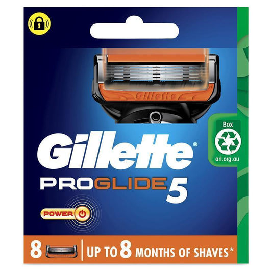 gillette-proglide-power-flexball-razor-blades-8-pack-5-blades-precision-trimmer
