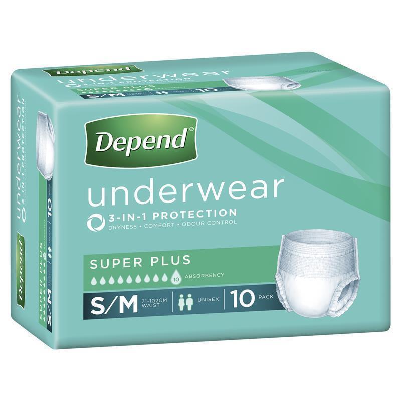 depend-super-plus-unisex-underwear-s-m-10-pack-maximum-protection
