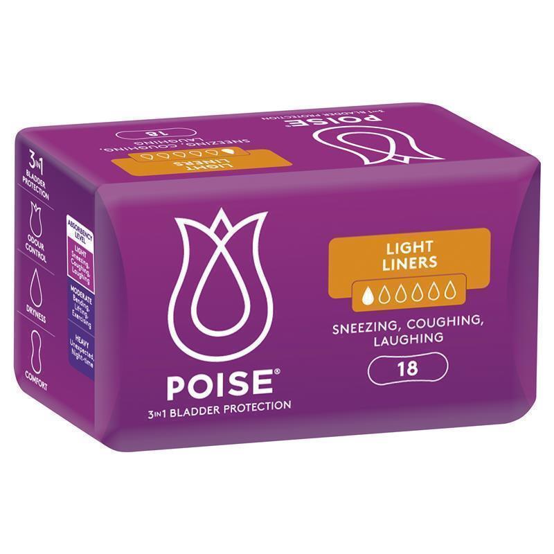 poise-light-liners-18-pack-discreet-bladder-menstrual-protection