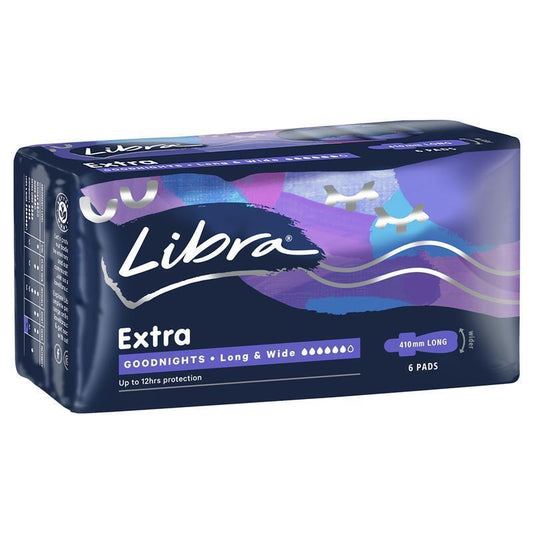 libra-goodnights-extra-long-wide-pads-with-wings-6-pack