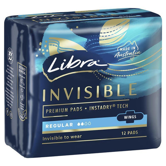 libra-invisible-body-fit-pads-with-wings-regular-absorbency-12-pack