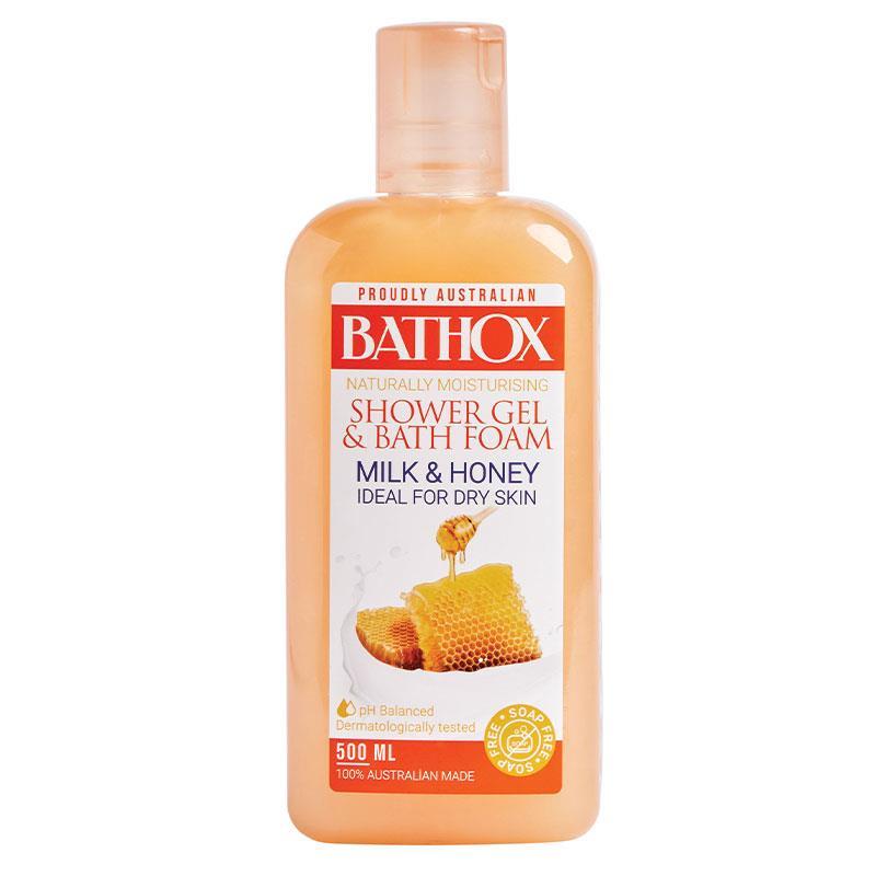 bathox-milk-honey-shower-gel-500ml-moisturizing-body-wash